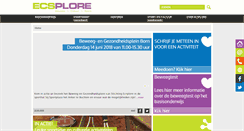 Desktop Screenshot of ecsplore.nl
